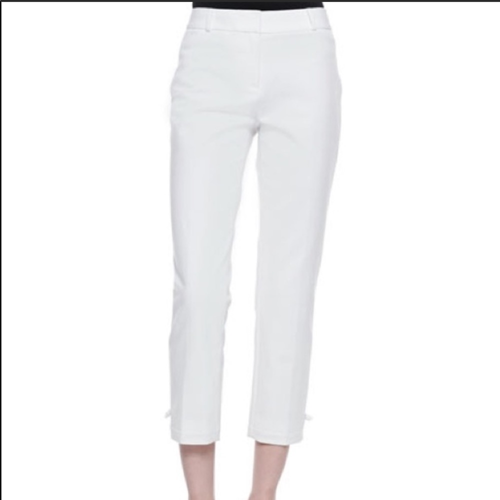 Kate Spade White Cropped Pants sz4
